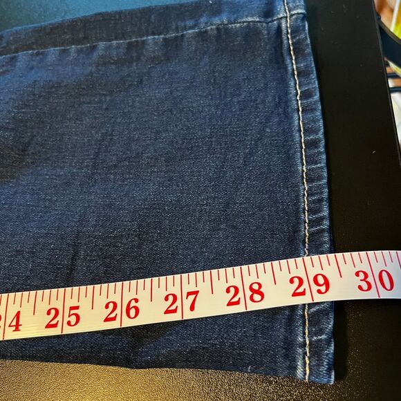 Lee Rider Indigo Sz 12M pull on  Medium Wash Denim Comfort‎ Waist - Picture 6 of 6